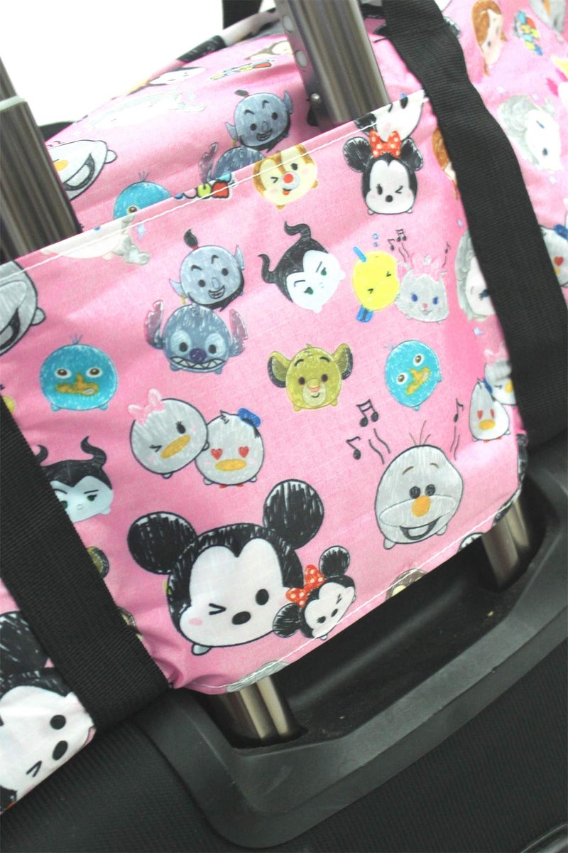 Finex Mickey Minnie Foldable Easy-to-carry Travel Bag for Plane Flight Ride Airplanes with adjustable strap - Random Color - Image 3